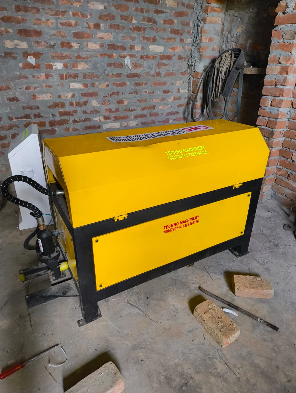 CNC Steel Bar Straightening & Cutting Machine