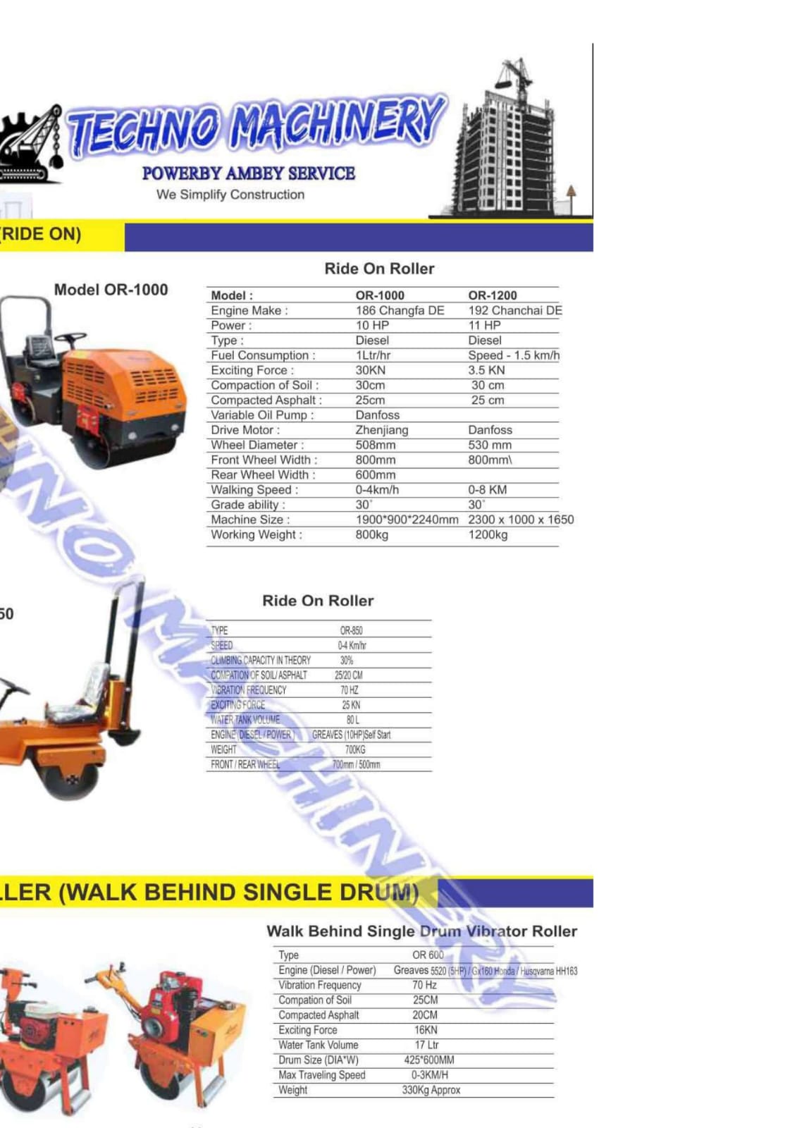 Vibratory Roller VR-750